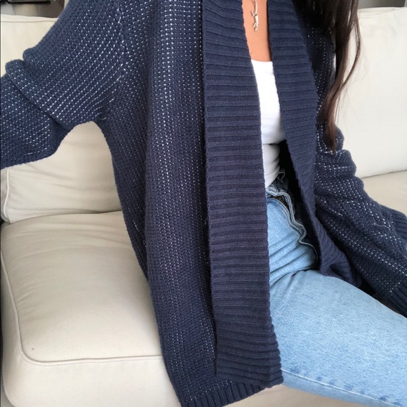 1 LEFT NEW Market & Spruce navy blue cardigan - Picture 7 of 8